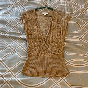 Loft Gold Lace top